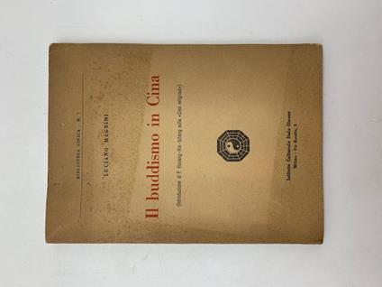 Il buddismo in Cina - Luciano Magrini - copertina