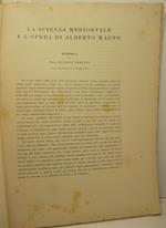 La scienza medioevale e l'opera di Alberto Magno. Memoria letta nella sessione del 29 maggio 1932