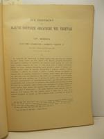 Sul contegno di alcune sostanze organiche nei vegetali. XIV memoria letta nella 2o sessione del 27 novembre 1921 (con una tavola fuotri testo)