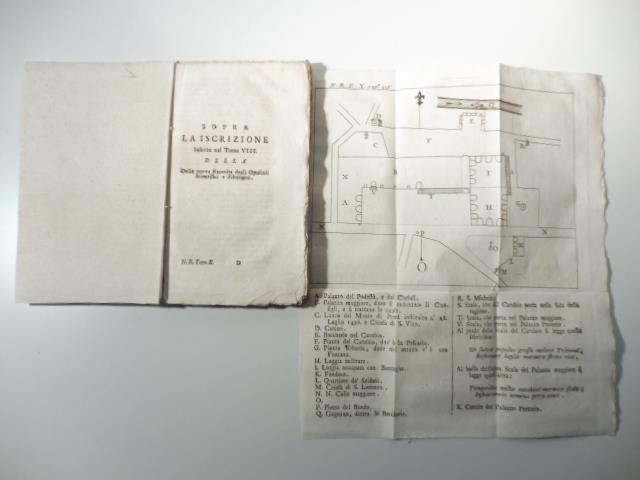 Sopra la iscrizione inserita nel tomo VIII della Nuova Raccolta degli Opuscoli scientifici e filologici. Lettera di Damisto accademico Agiato a Beronide Accademico Agiato