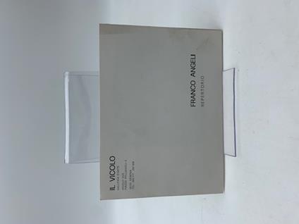 Il Vicolo Galleria d'Arte, Genova. Franco Angeli. Repertorio (pieghevole) - copertina