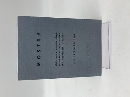 Mostra delle opere eseguite dagli artisti invitati al 4o Raduno P. S. Rodocanachi-Arenzano (pieghevole) - Germano Beringheli - copertina