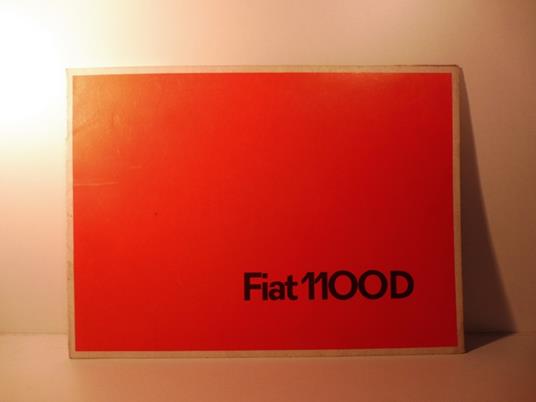 Fiat 1100 D. (Brochure pubblicitaria) - copertina
