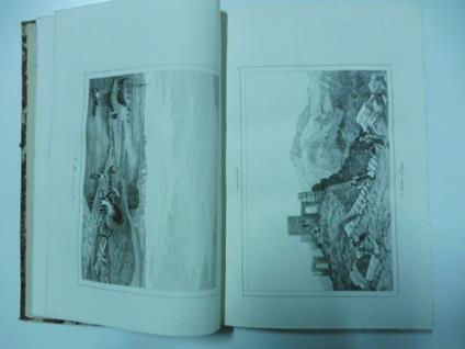 Volume con tavole incise con illustrazioni originariamente legate all'opera Palestina. Descrizione geografica, storica e archeologica di S. Munk - copertina