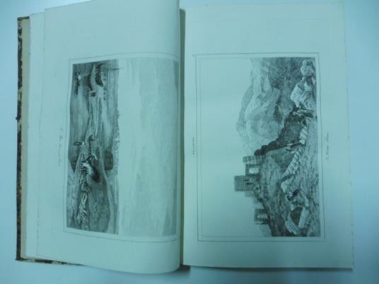 Volume con tavole incise con illustrazioni originariamente legate all'opera Palestina. Descrizione geografica, storica e archeologica di S. Munk - copertina