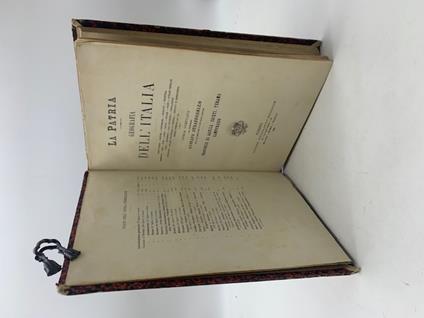 La patria. Geografia dell'Italia. Provincie di Aquila, Chieti, Teramo, Campobasso - Gustavo Strafforello - copertina