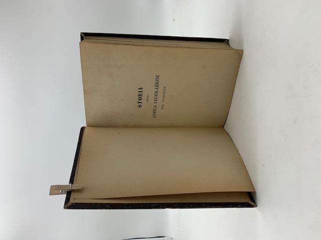 Storia della antica legislazione del Piemonte