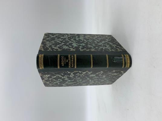 La formazione naturale nel fatto del sistema solare - Roberto Ardigò - copertina