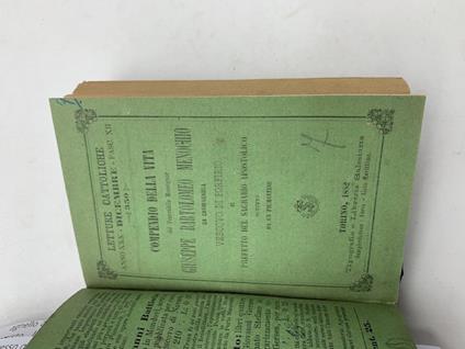 Compendio della vita del Venerabile Monsignor Giuseppe Bartolomeo Menochio da Carmagnola vescovo di Porfirio - copertina