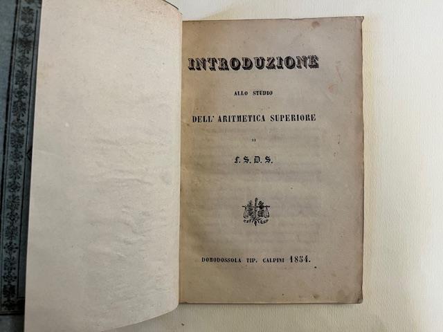 Introduzione allo studio dell'aritmetica superiore