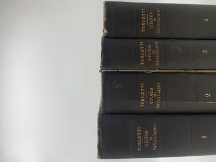 Storia di Savigliano corredata di documenti. Vol. I (-IV) - Casimiro Turletti - copertina