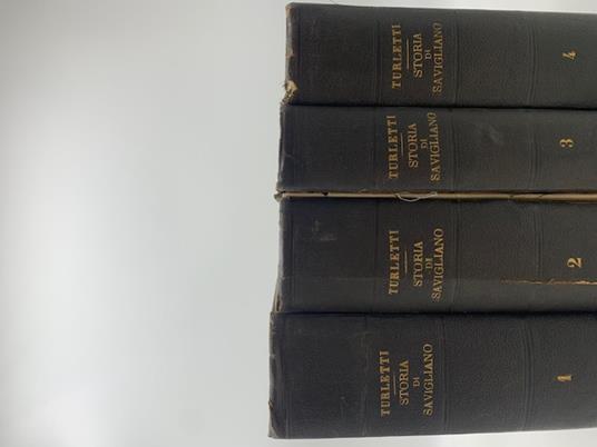 Storia di Savigliano corredata di documenti. Vol. I (-IV) - Casimiro Turletti - copertina