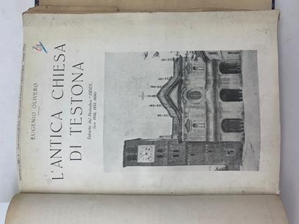 L' antica Chiesa di Testona - Eugenio Olivero - copertina