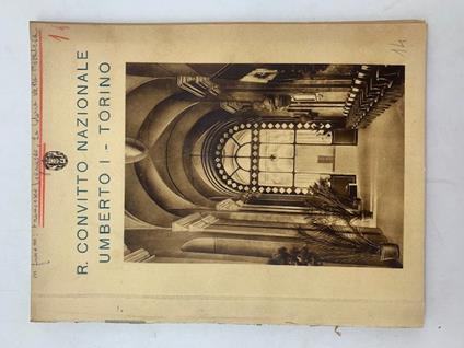 R. Convitto Nazionale Umberto I - Torino - Francesco Cognasso - copertina