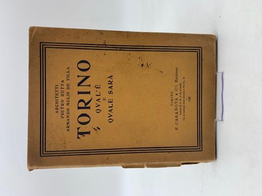 Torino qual e' e quale sara'? - copertina
