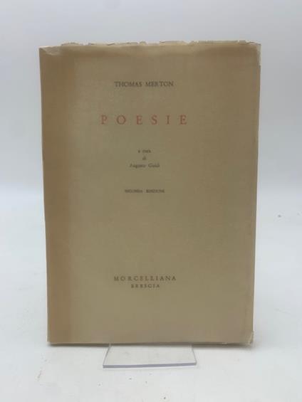 Poesie - Thomas Merton - copertina