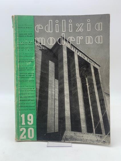 Studium urbis. In: Edlizia moderna. N. 19 - 20. Ottobre 1935 - marzo 1936 - copertina