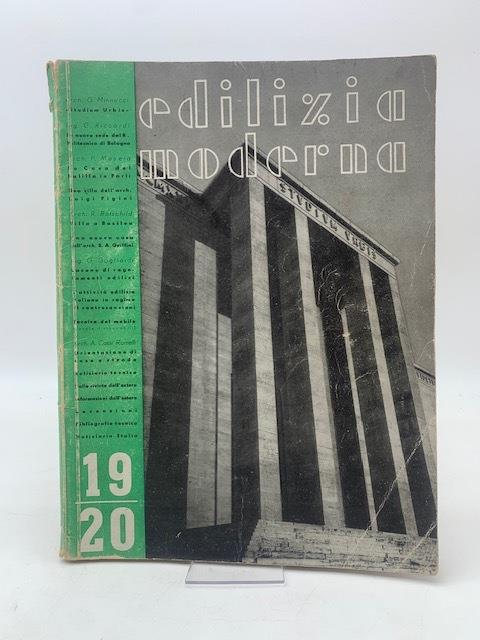 Studium urbis. In: Edlizia moderna. N. 19 - 20. Ottobre 1935 - marzo 1936 - copertina