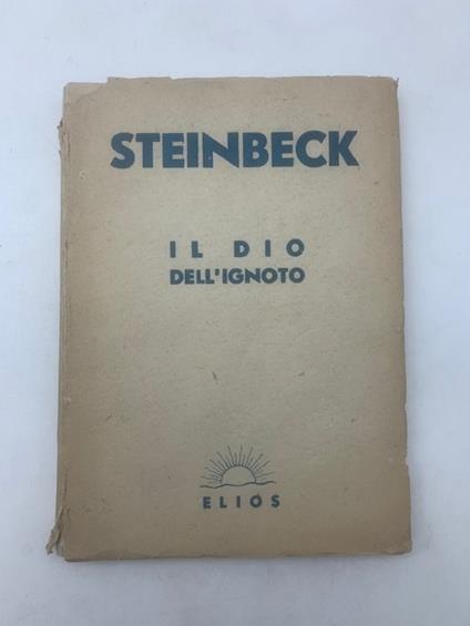 Il dio dell'ignoto - John Steinbeck - copertina