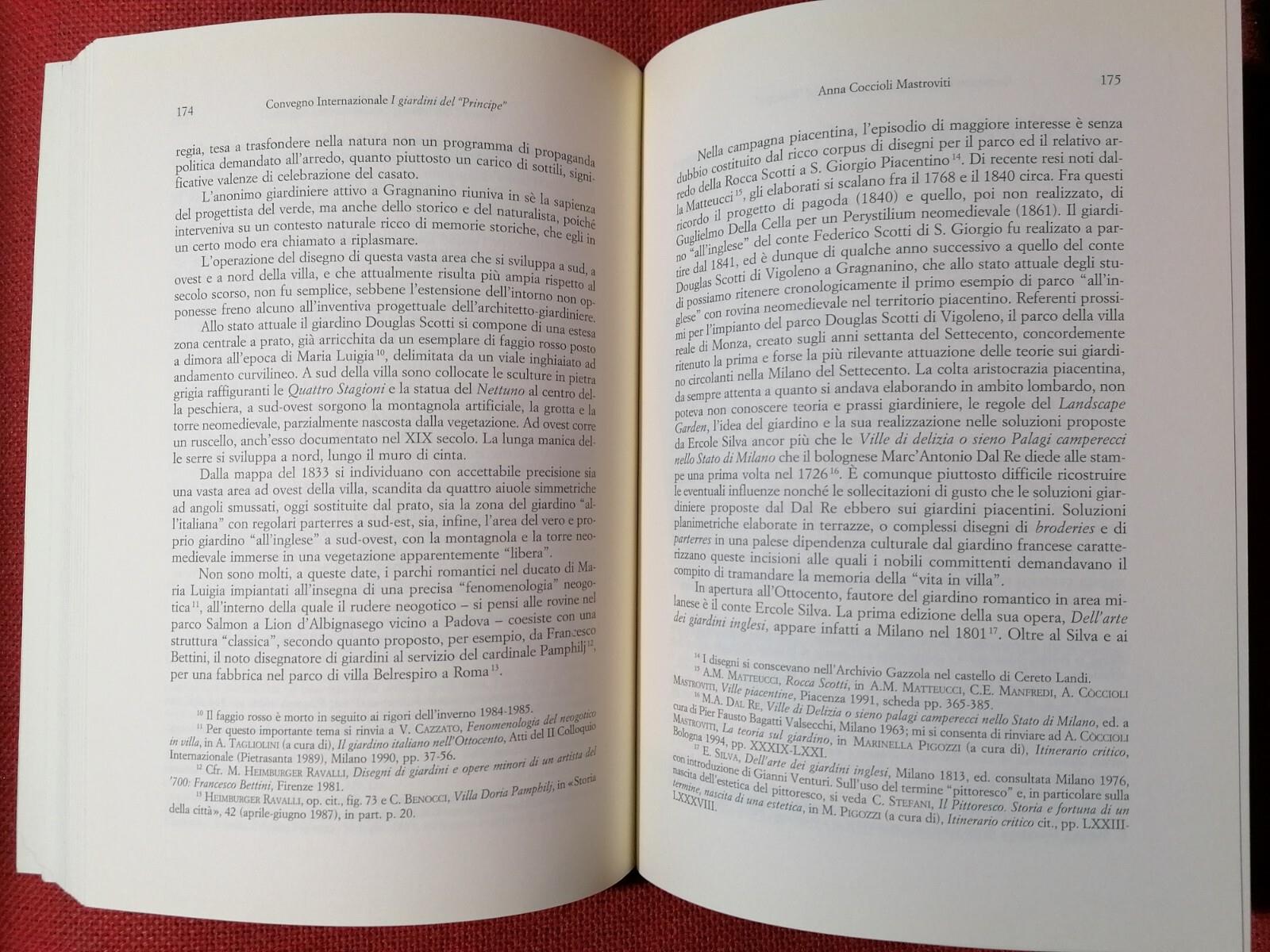 Libro I giardini del Principe, convegno parchi e giardini storici Mirella Macera