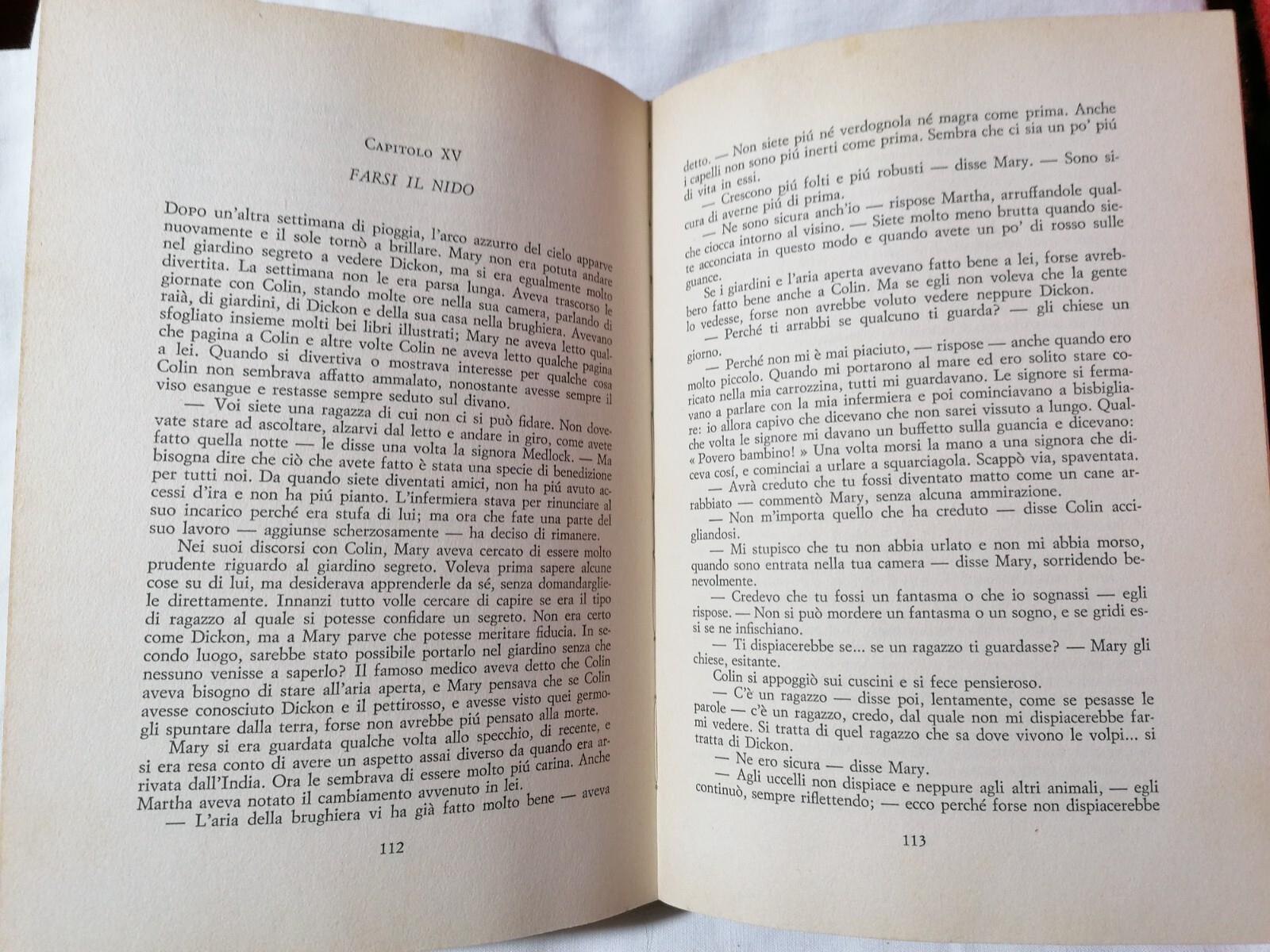 Il Giardino Segreto Frances Hodgson Burnett Mursia 1985 Libri per Ragazzi