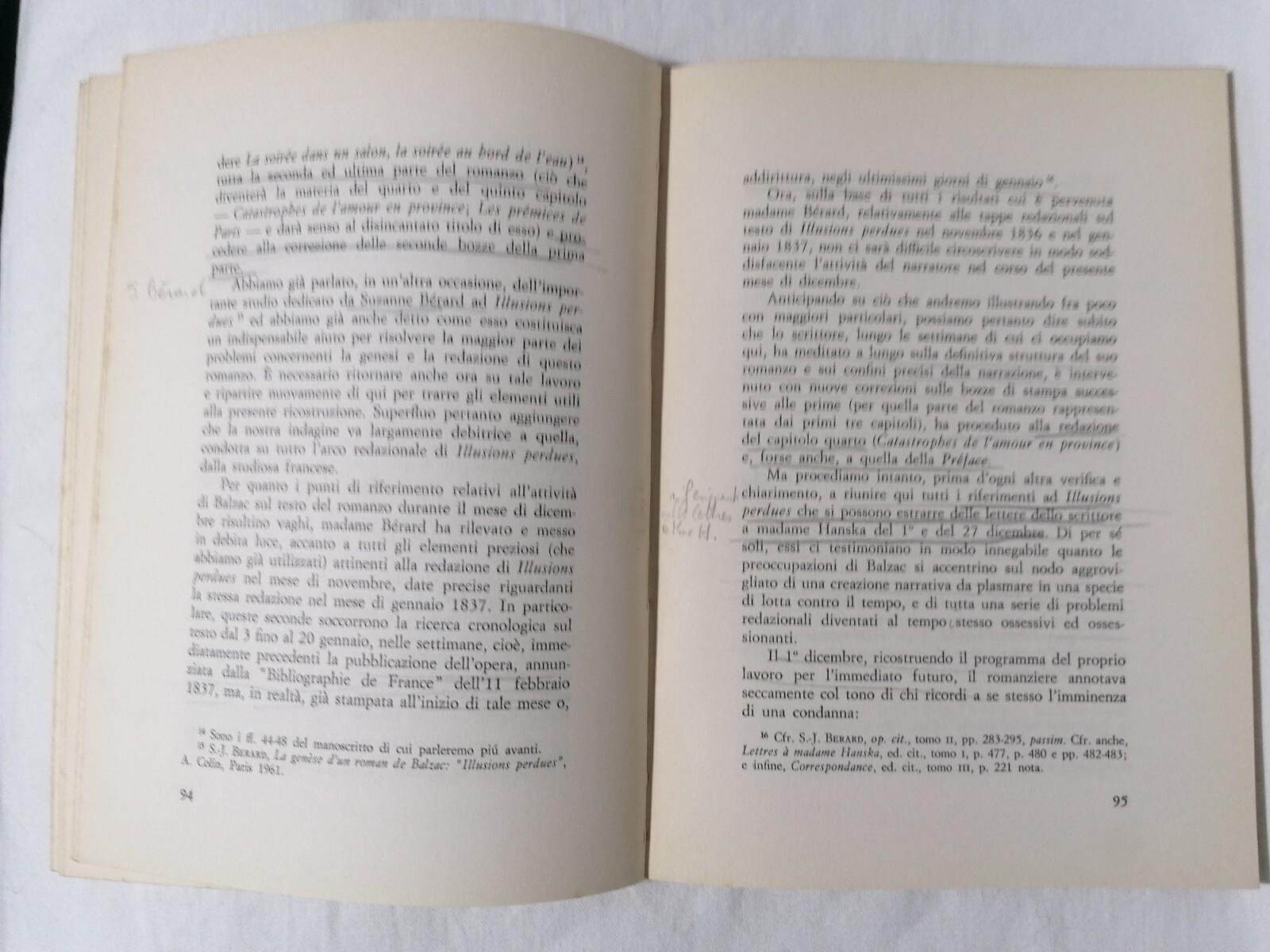 Miserie e Splendori di Balzac nel dicembre 1836 - Libro Raffaele De Cesare 1977