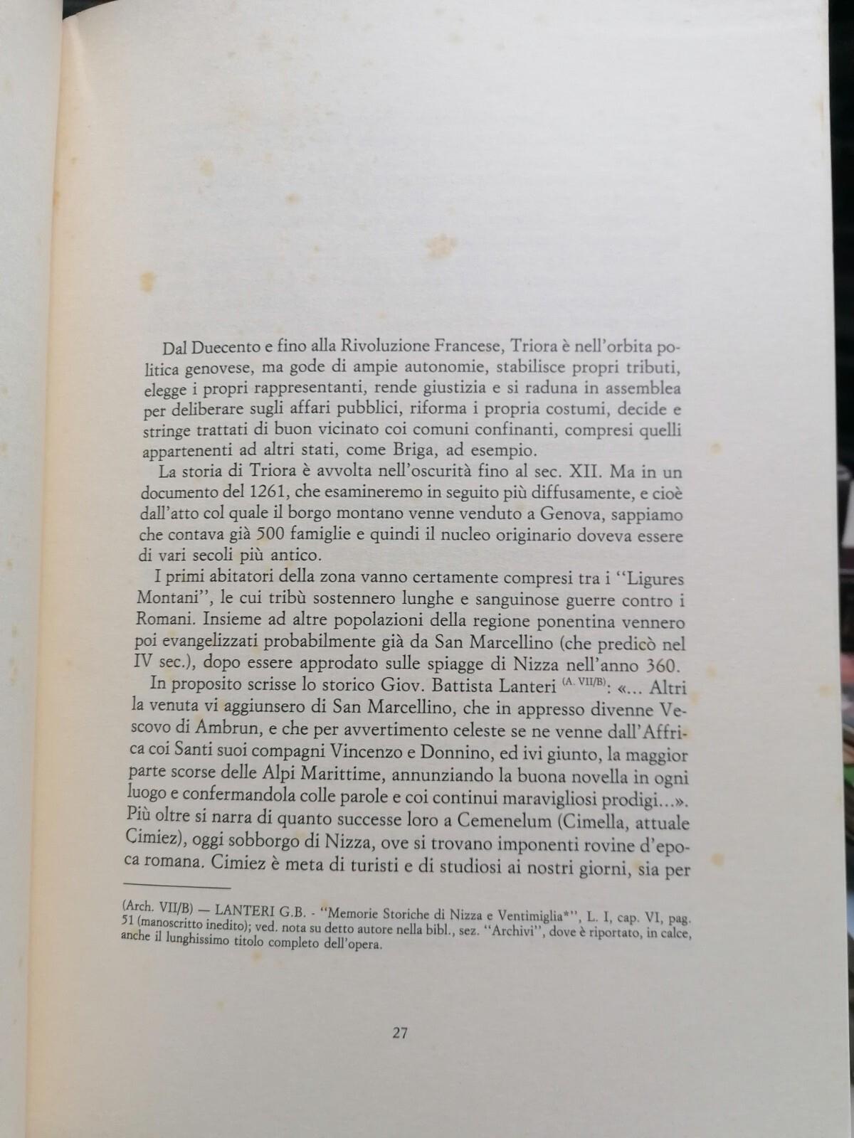 Gli Statuti Comunali Di Triora Libro Lanteri Paese Delle Streghe Ferraironi 1988