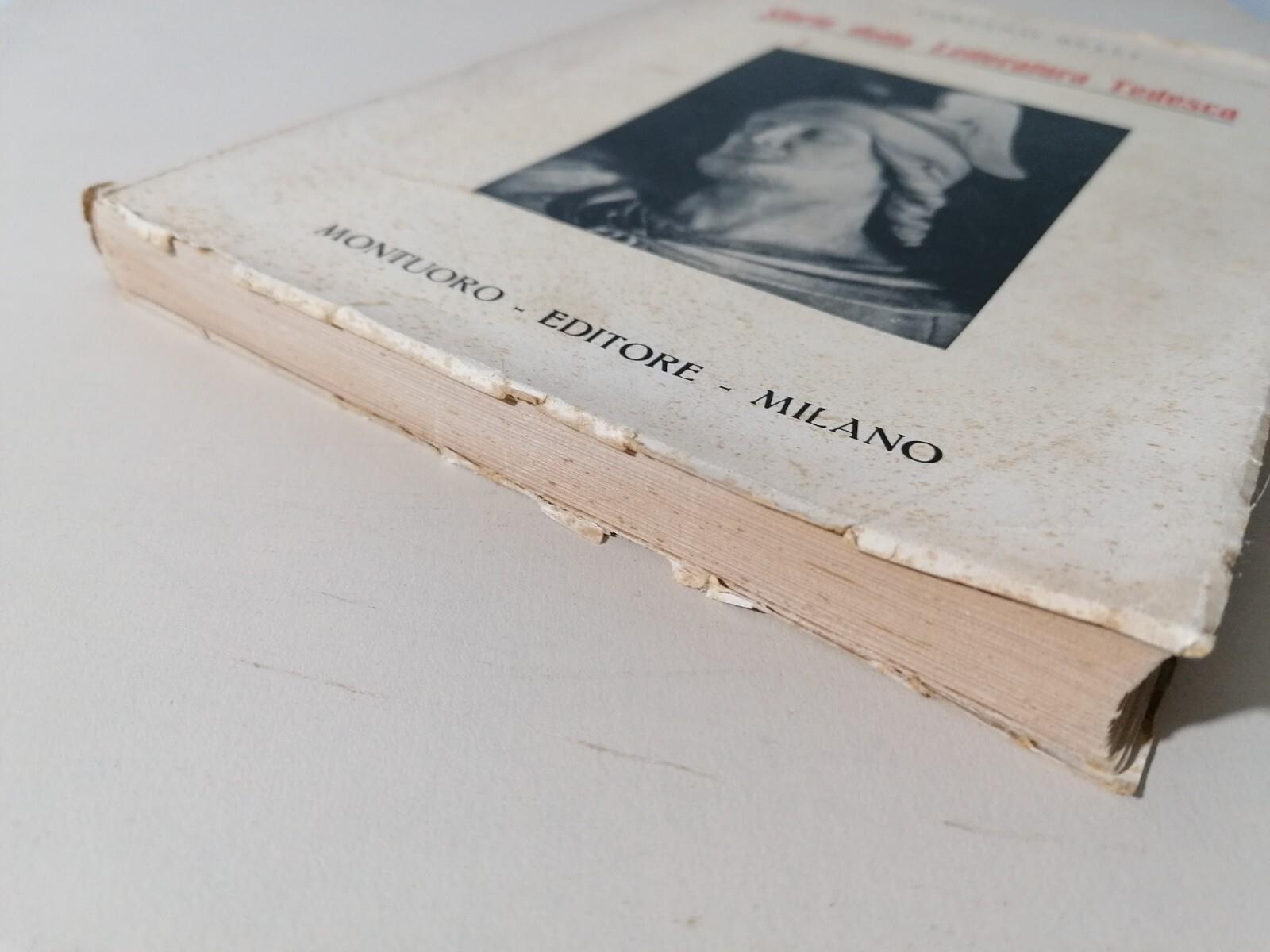 Storia Della Letteratura Tedesca Libro Adriano Belli Montuoro 1940