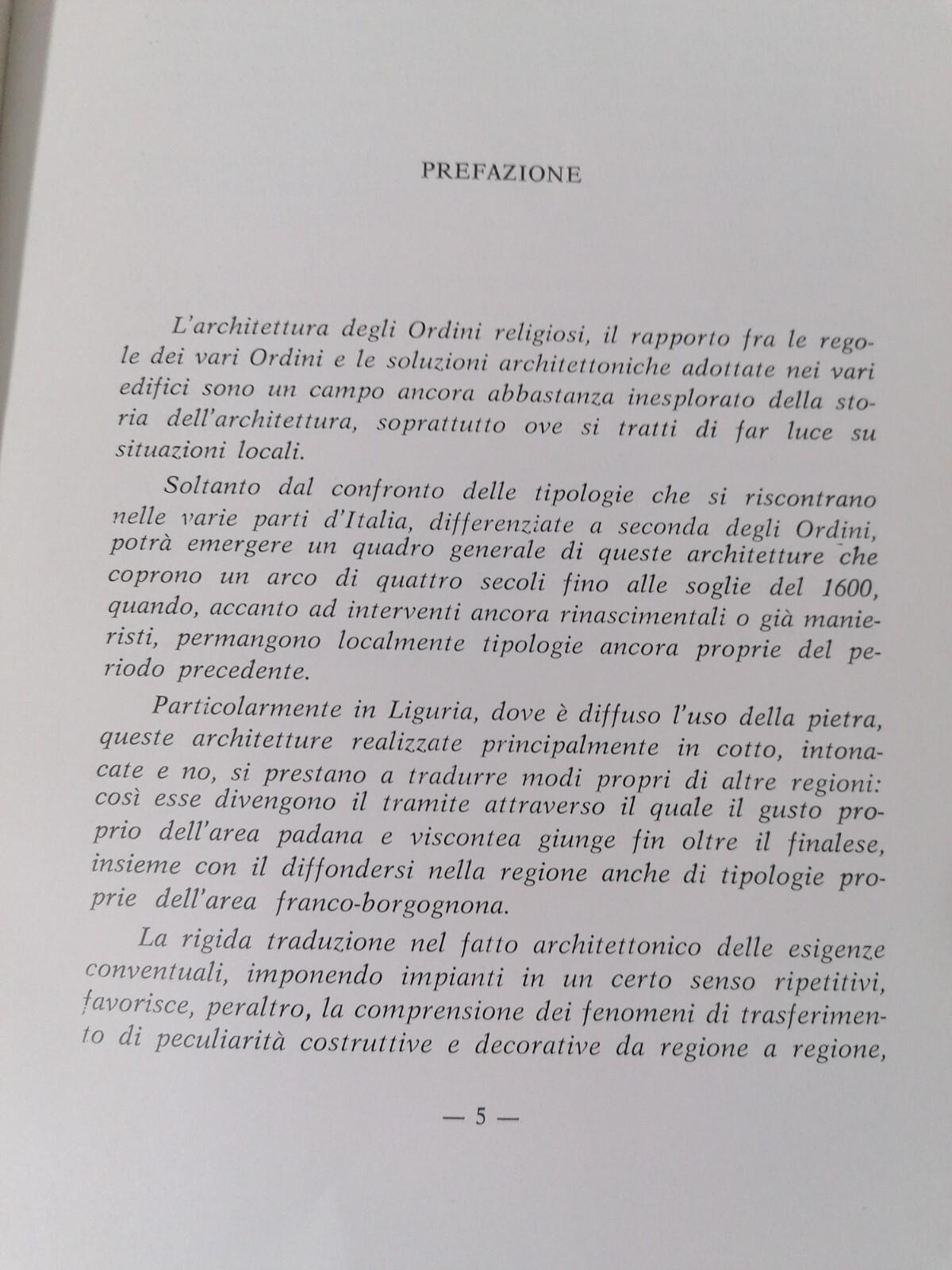 L' Architettura Degli Ordini Mendicanti In Liguria Nel Due Trecento Libro Rossini