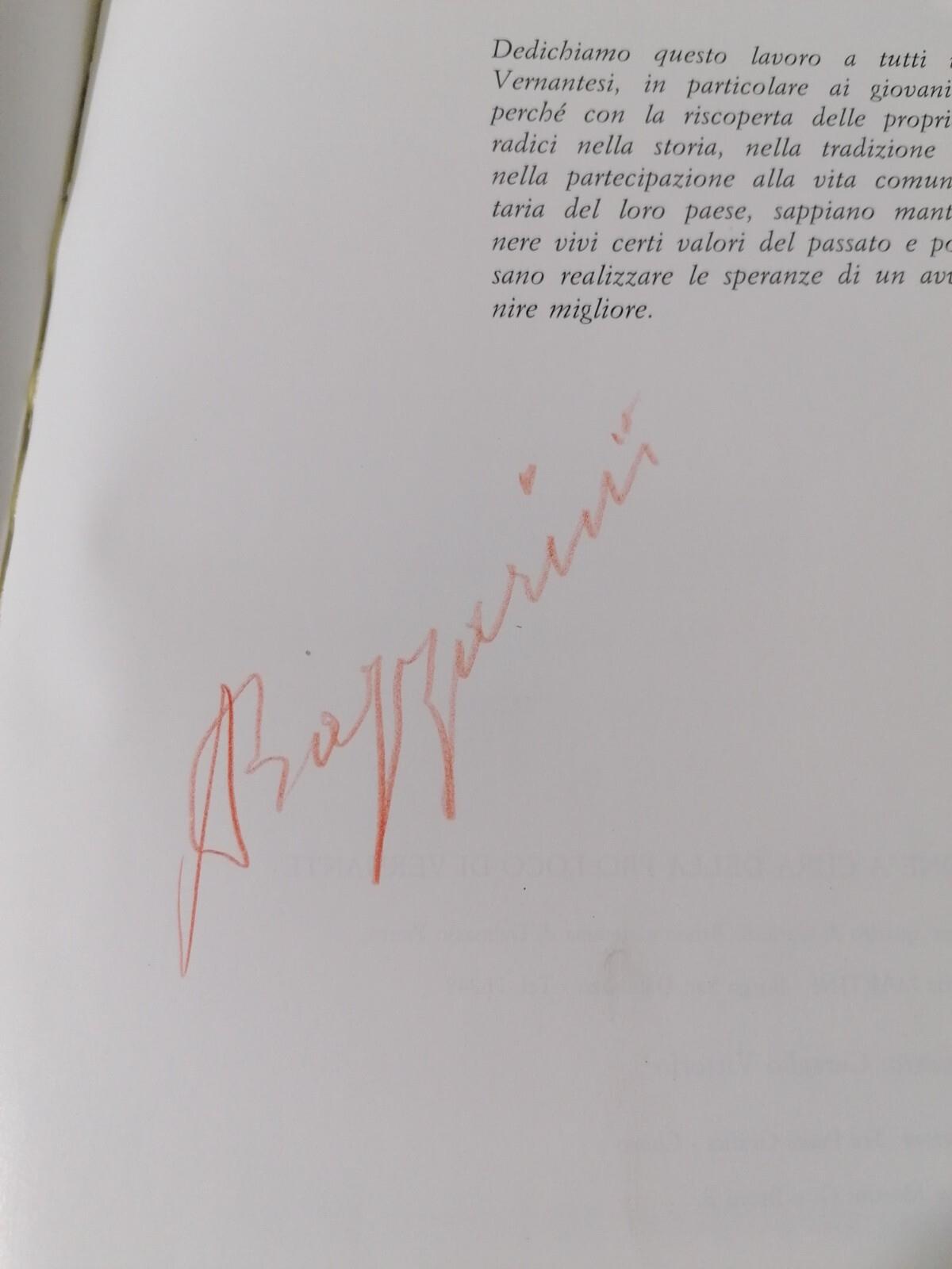 Ou Vernant Vernante Libro Storia Tradizioni Folclore Vittorio Caraglio Rarissimo