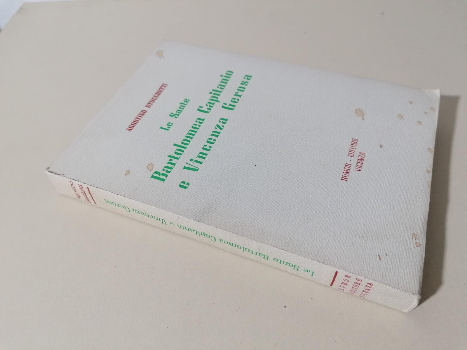 Le Sante Bartolomea Capitanio e Vincenza Gerosa Libro Stocchetti 2 Edizione 1950