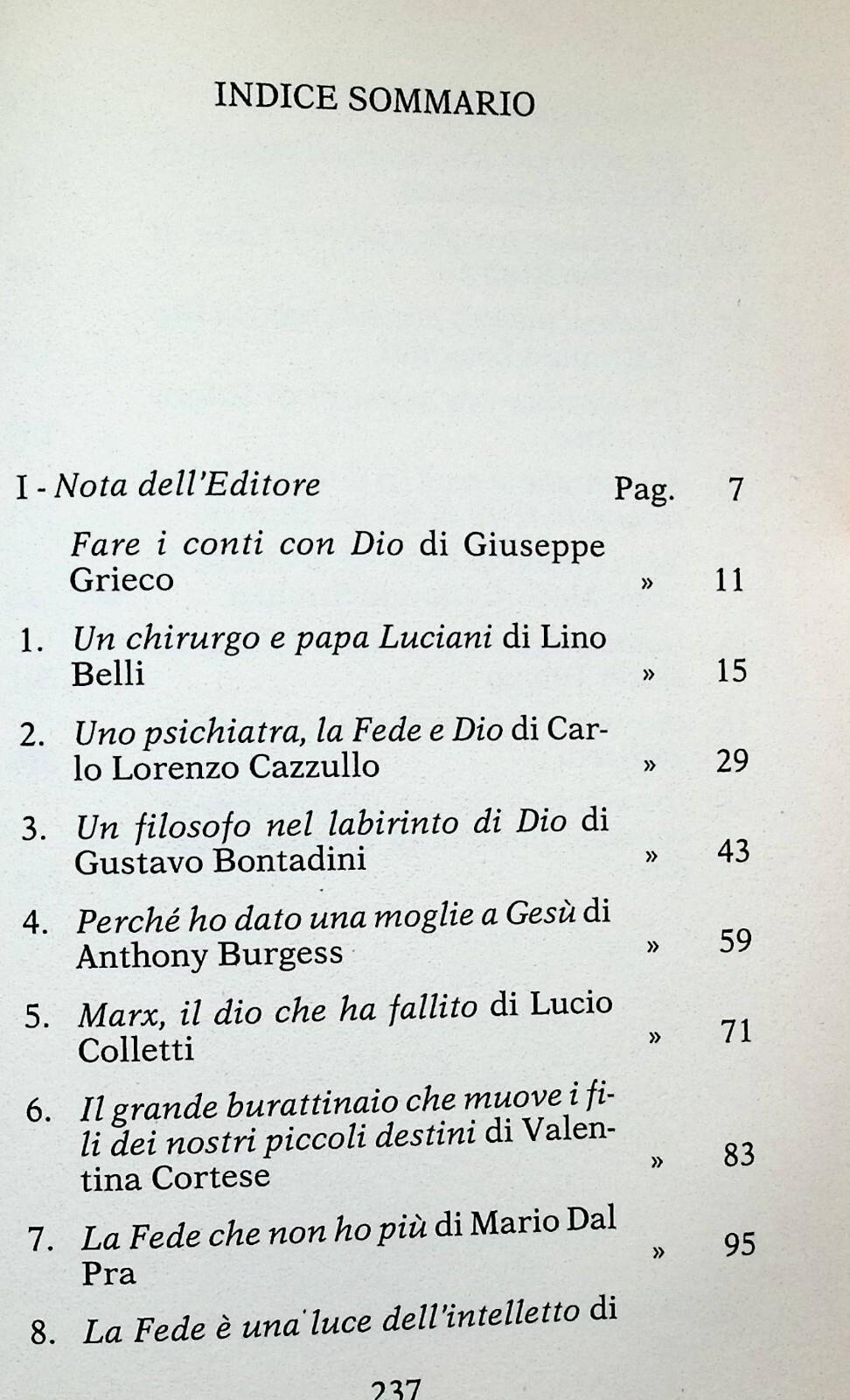 Grieco - Inchiesta su Dio - Libro Dino Editore Prima Edizione 1992 Rilegato