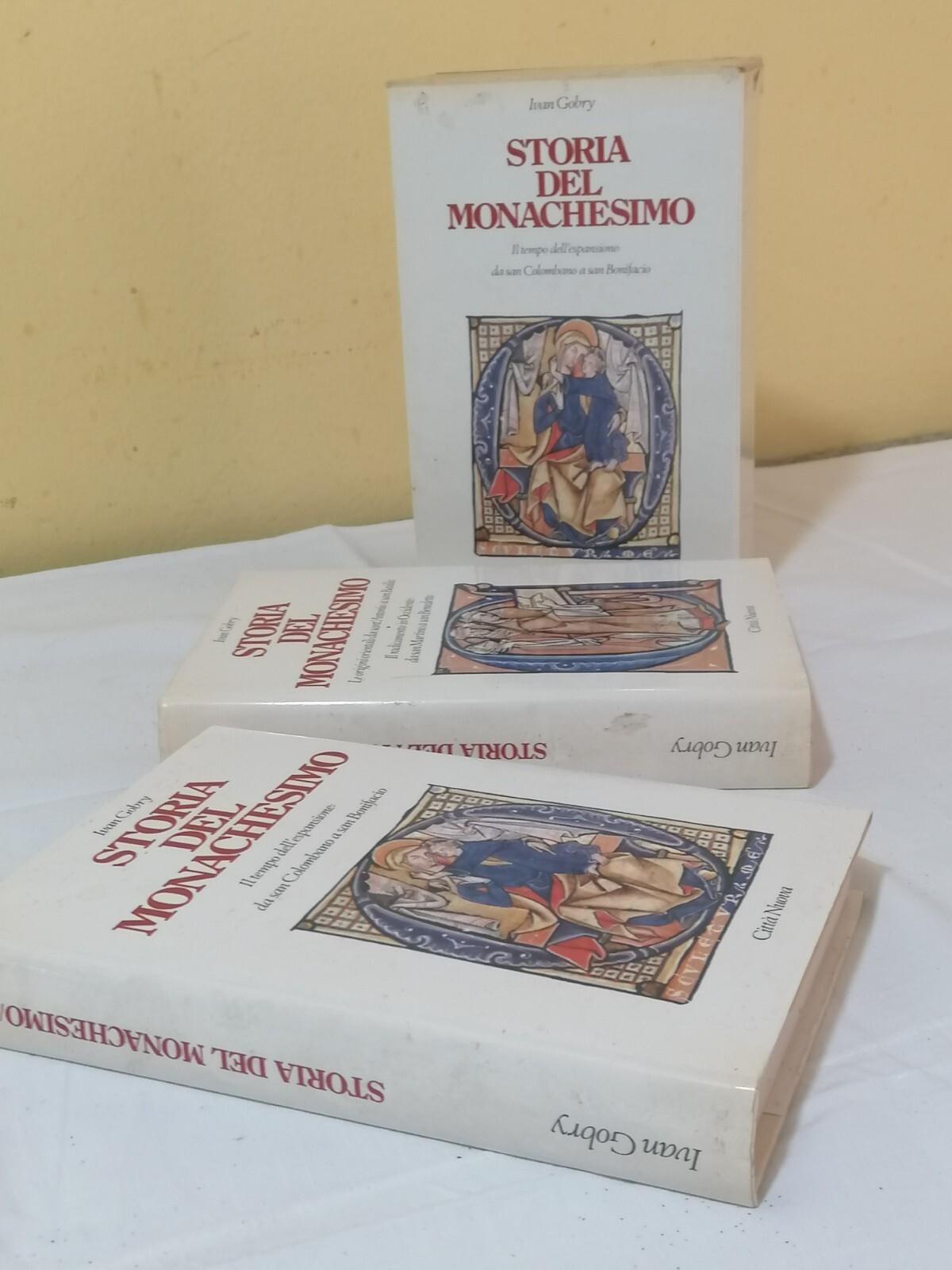 Storia Del Monachesimo Libro Ivan Gobry Cofanetto 2 Volumi Città Nuova 1991