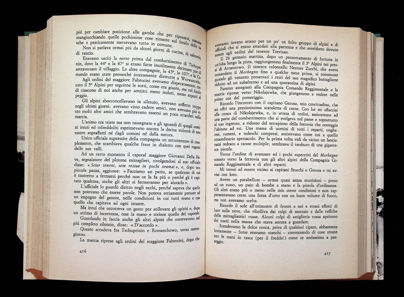 Nikolajewka c'ero anch'io Libro Giulio Bedeschi Quarta Edizione Mursia Rilegato