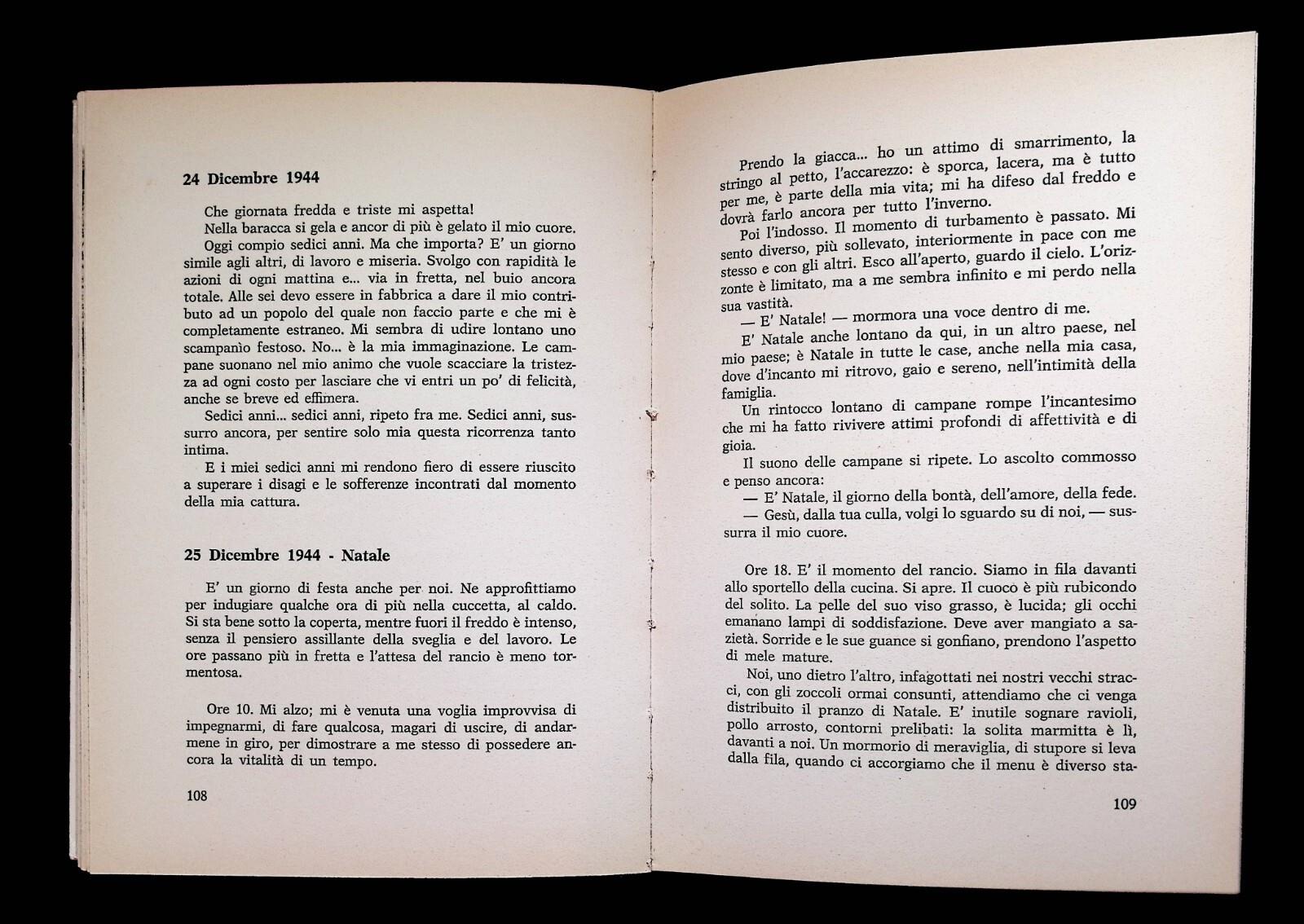 Lavori Forzati Per Un Ragazzo Libro Giuseppe Boni Prigioniero dei Tedeschi 1980