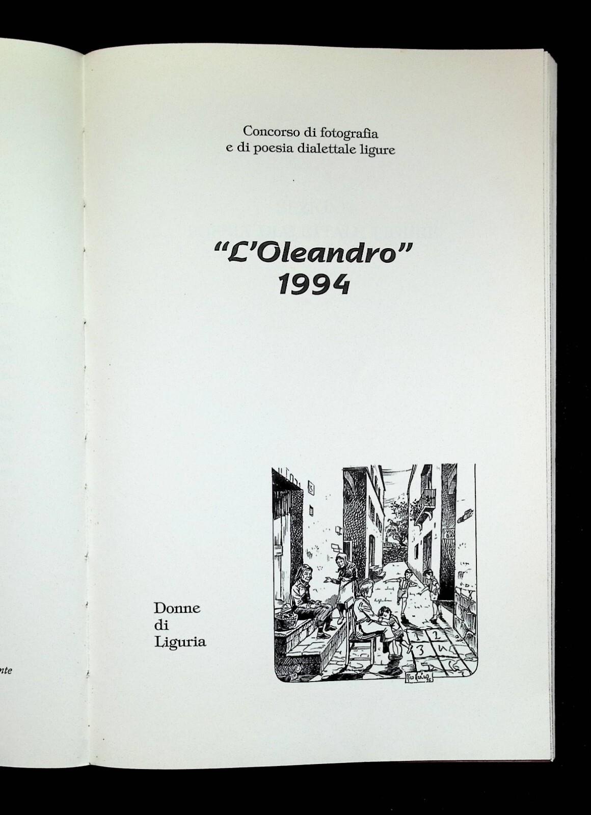 Premio Oleandro Camporosso Poesia Dialettale Ligure 1994 1995 Poesie Dialetto