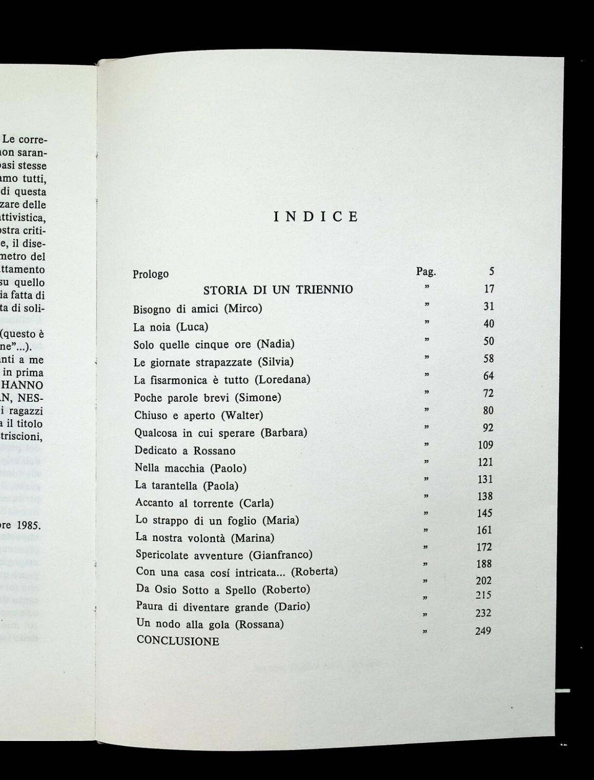 Libro Leggere in noi, Tre anni di scuola a Spello Giuliano Sozi Quaderni Umbria