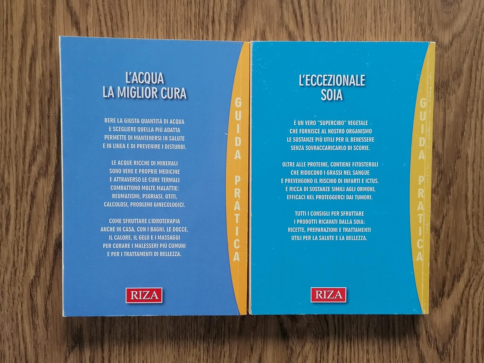 Lotto 6 Libri Maffeis Magnesio Sale Marino Lavanda Soia Acqua Argilla Riza