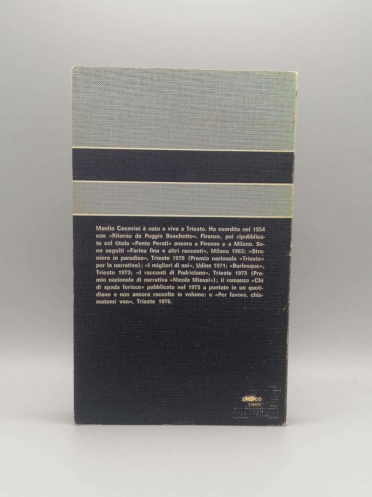 Discorso di un Triestino agli Italiani Libro Manlio Cecovini LINT Trieste 1979