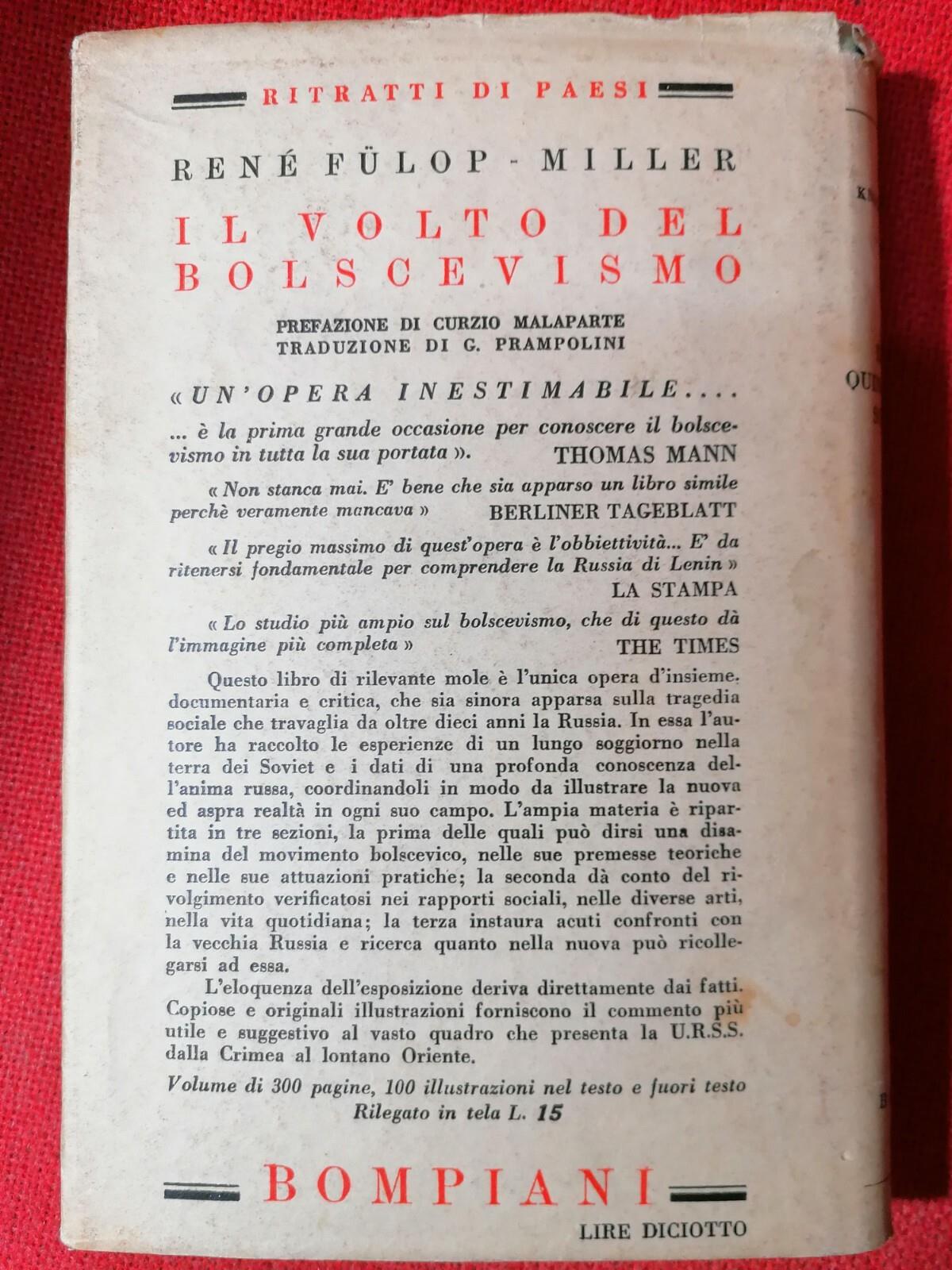 Il piano quinquennale sovietico Libro di H. R. Knickerbocker Bompiani 1931