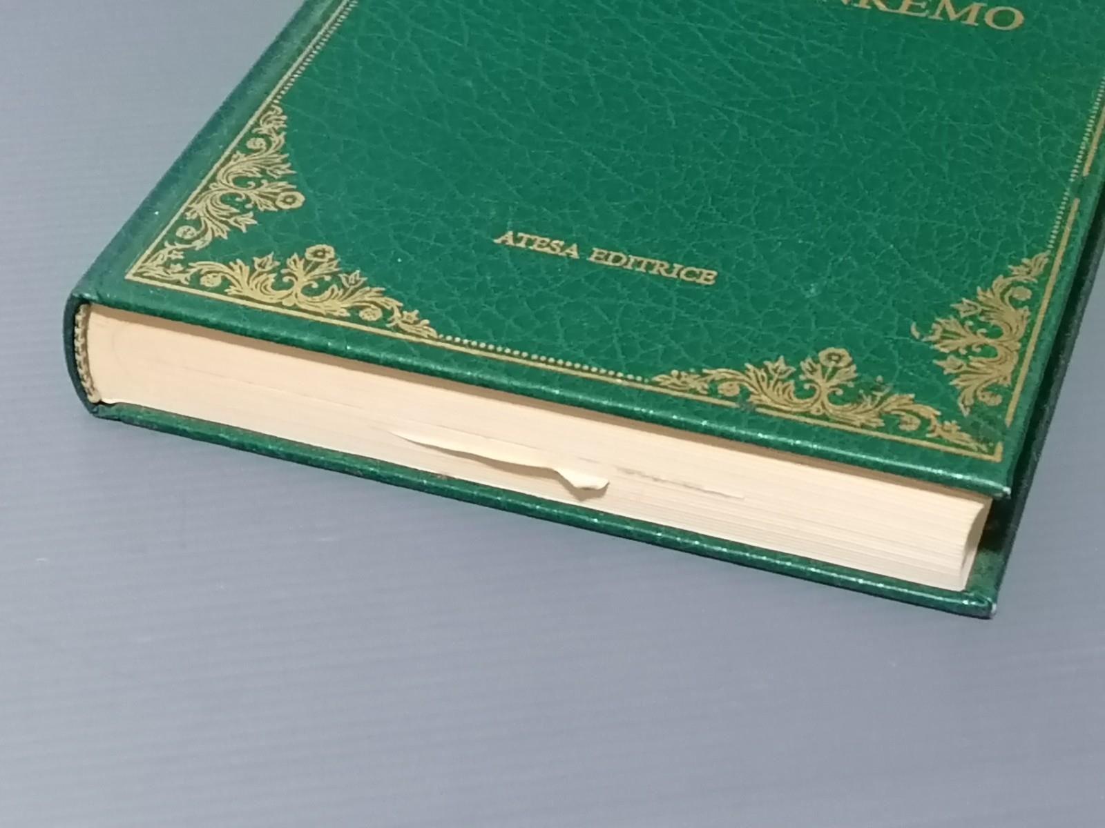 Storia Della Città di Sanremo Libro Girolamo Rossi Anastatica Atesa 1981
