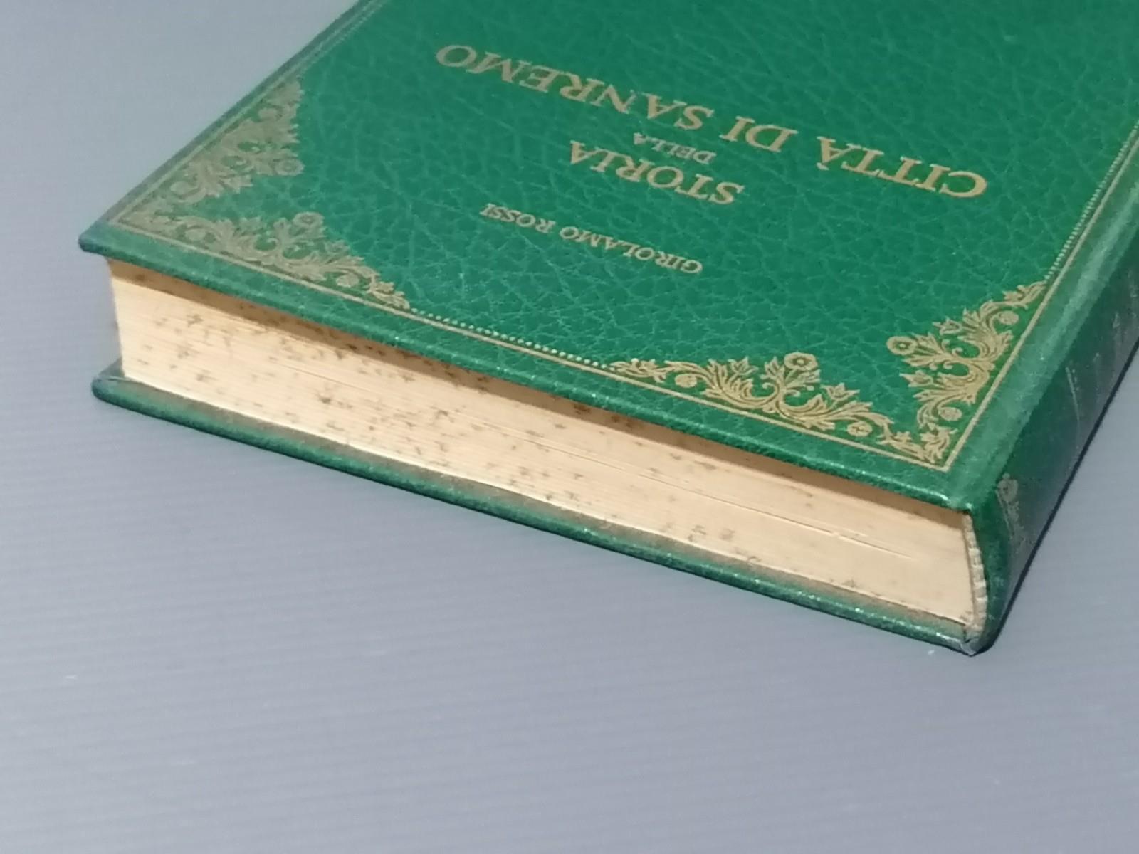 Storia Della Città di Sanremo Libro Girolamo Rossi Anastatica Atesa 1981