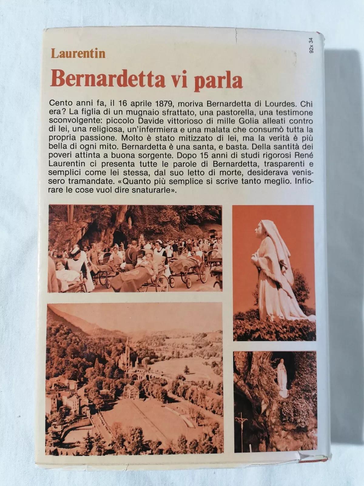 Bernardetta Vi Parla - Libro René Laurentin Edizioni Paoline 1979 3° edizione