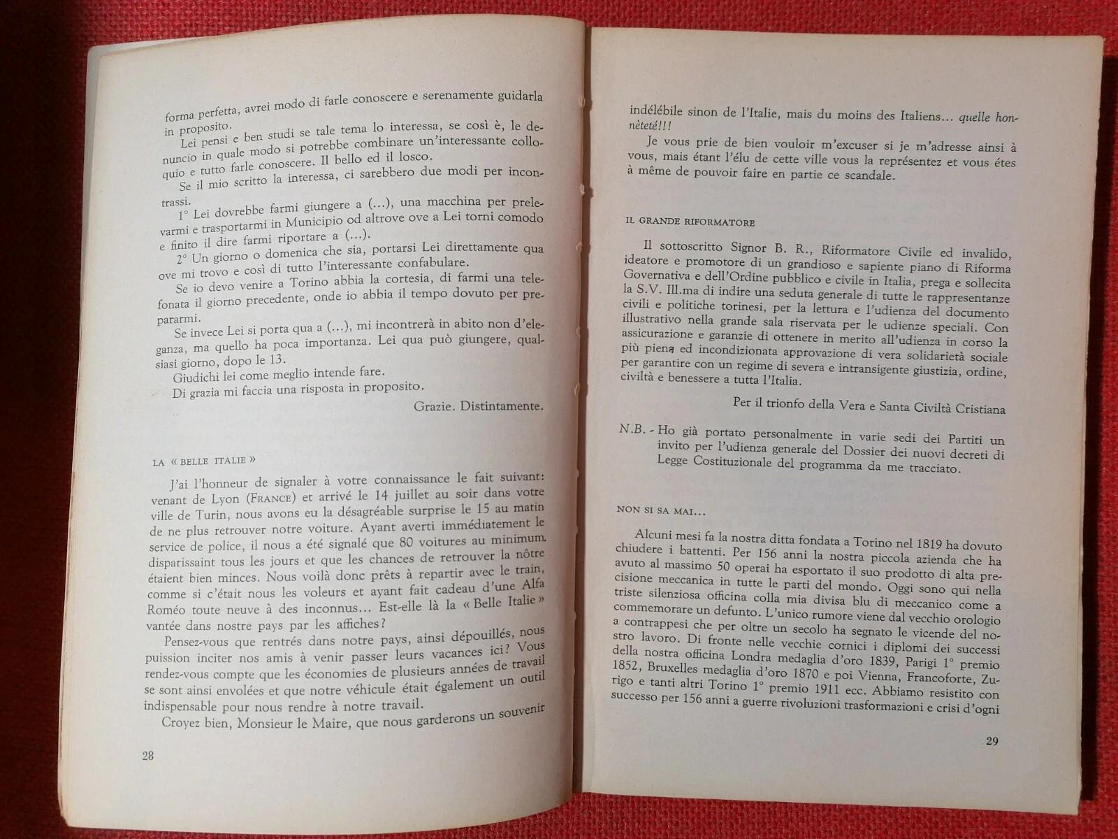 Lettere al sindaco, LIbro Diego Novelli, SEI 1979, Politica, Torino