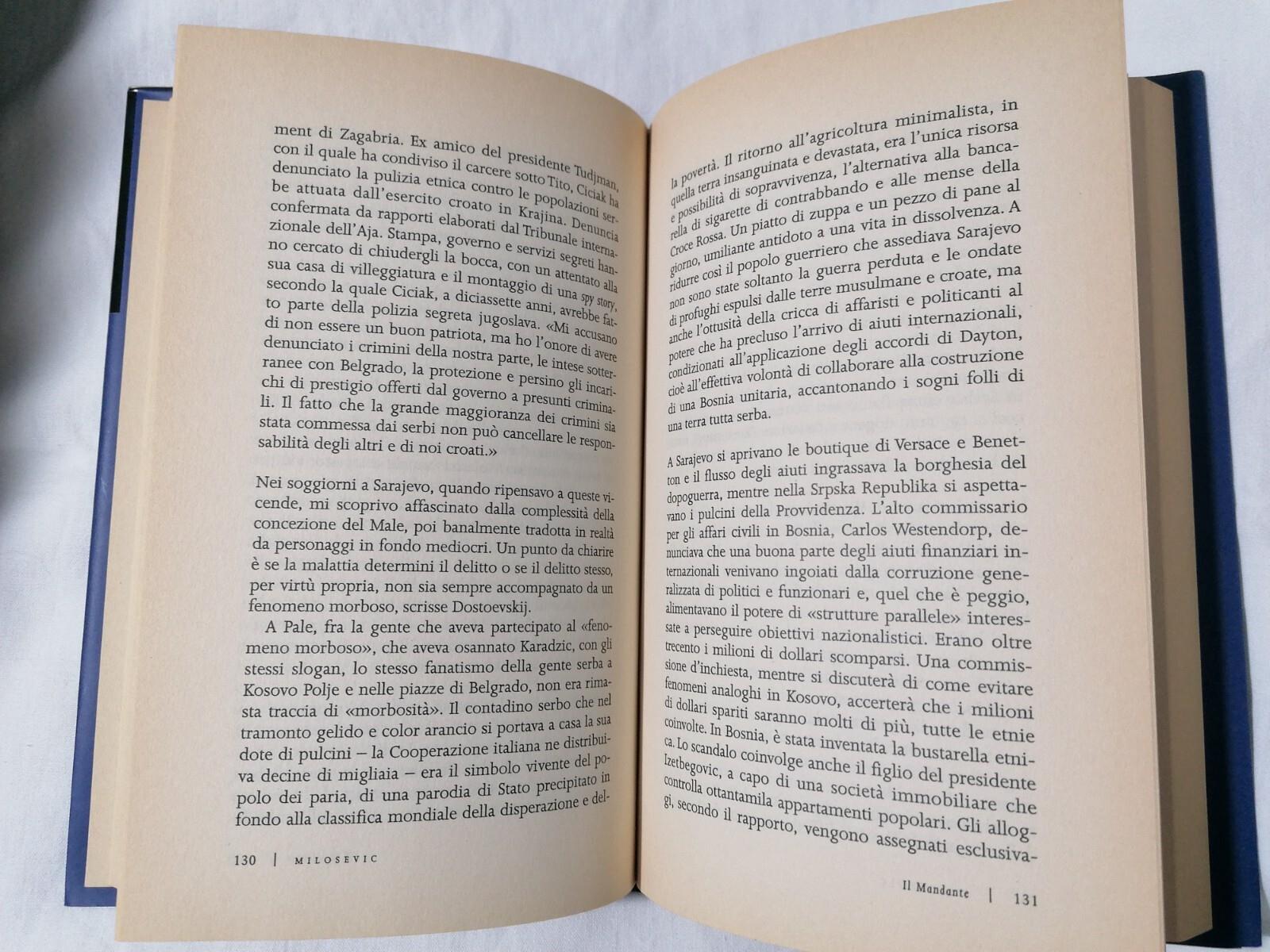 LIBRO Massimo Nava MILOSEVIC La tragedia di un popolo Rizzoli 1999 Kosovo
