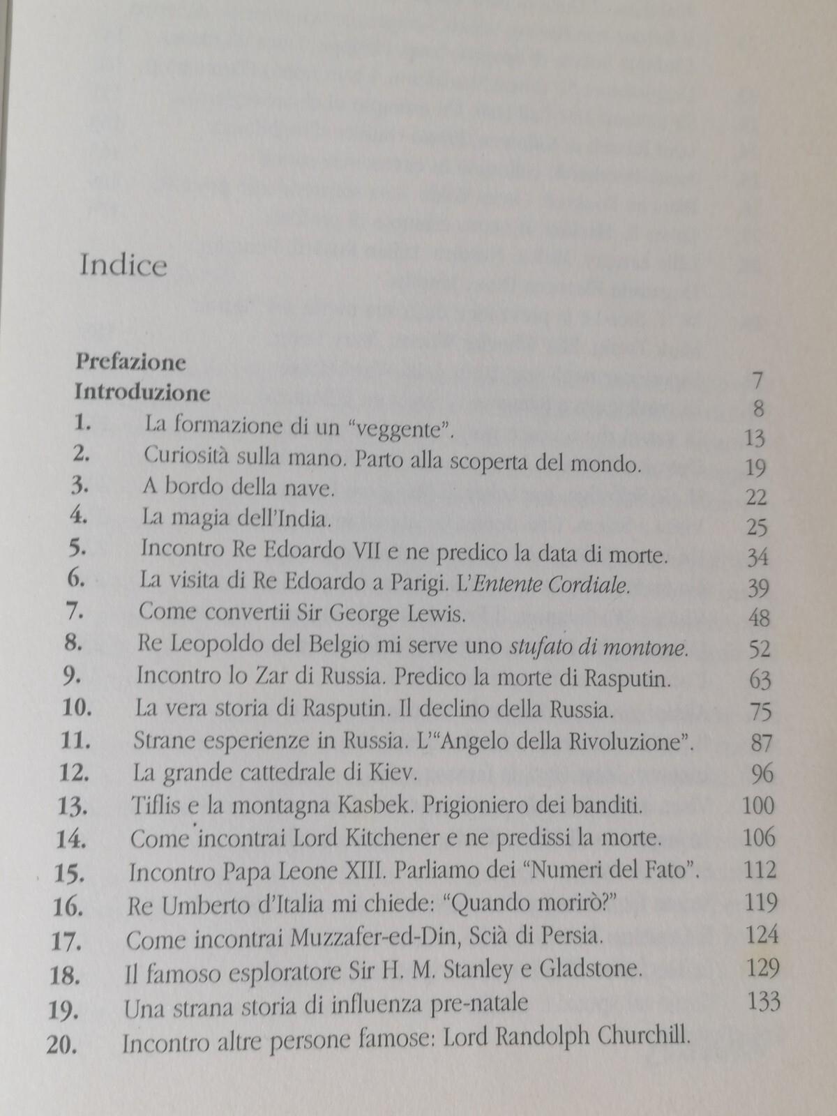 Cheiro Memorie di un Grande Veggente Libro Hamon Rara Prima Edizione 1994 Punto