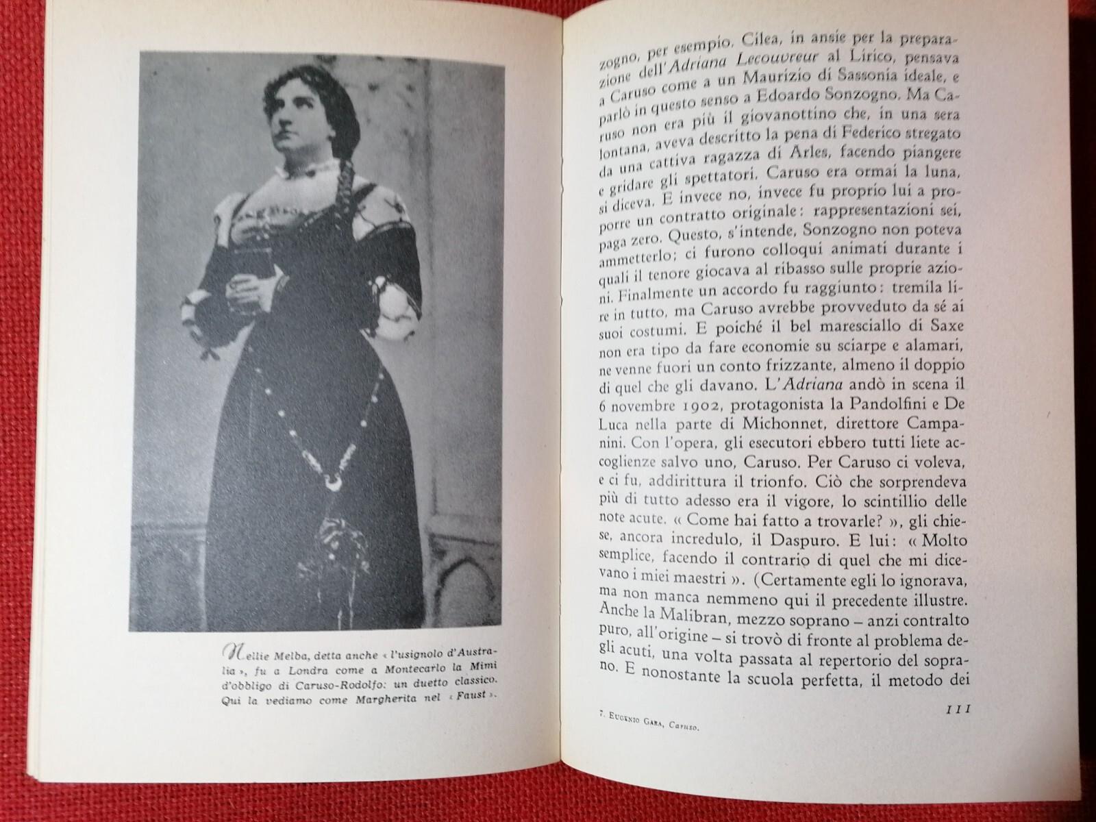 LIBRO Eugenio Gara CARUSO STORIA DI UN EMIGRANTE Cisalpino Goliardica 1973