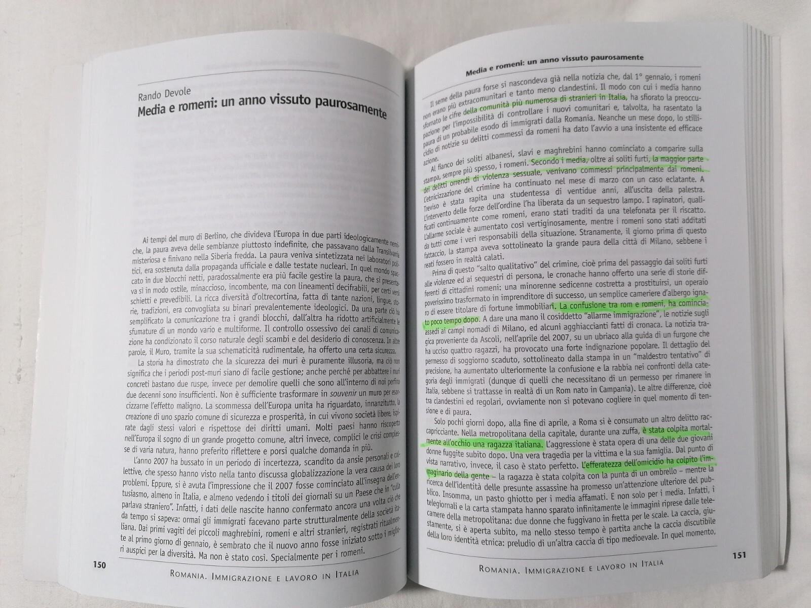 Romania. Immigrazioni e lavoro in Italia. Statistiche, problemi e prospettive