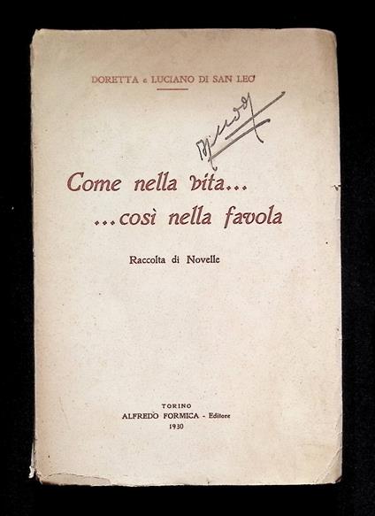 Come Nella Vita Così Nella Favola Raccolta di Novelle - copertina