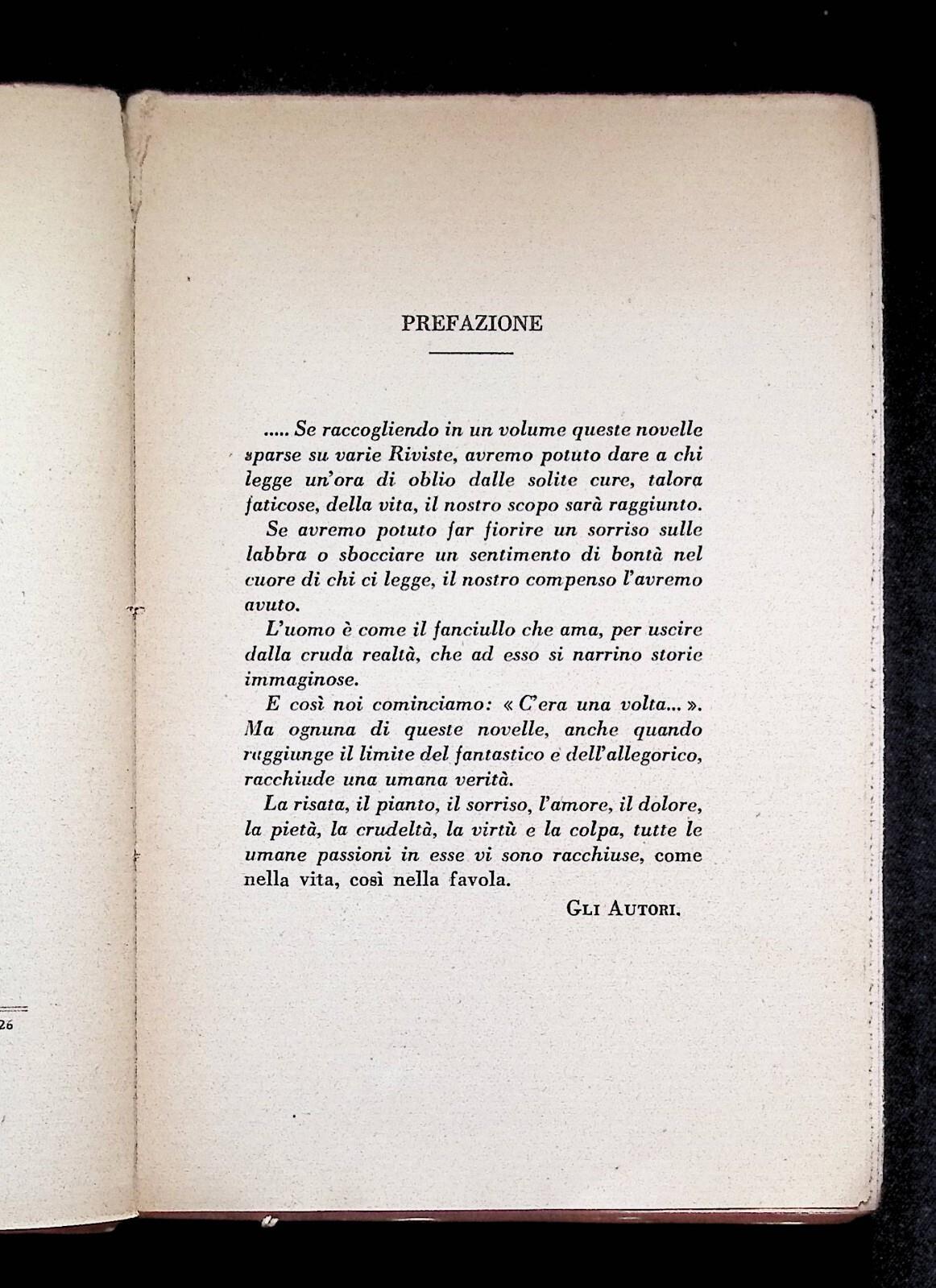 Come Nella Vita Così Nella Favola Raccolta di Novelle